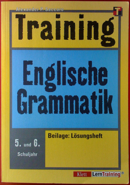 Training, Englische Grammatik, 5./6. Schuljahr