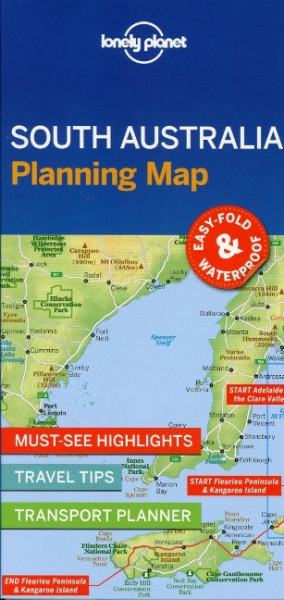 Lonely Planet South Australia Planning Map 1