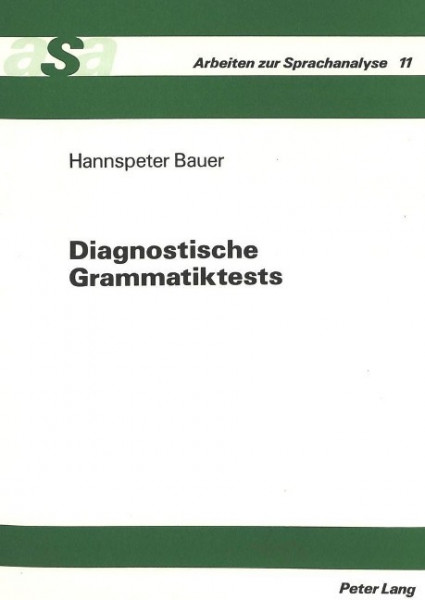 Diagnostische Grammatiktests