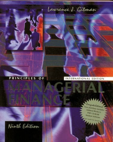 Principles of Managerial Finance, w. CD-ROM (World Student S.)