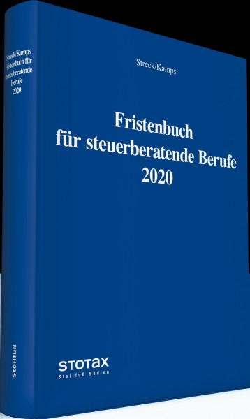 Fristenbuch für steuerberatende Berufe 2020