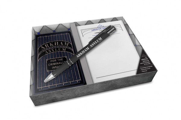 DC Comics: Arkham Asylum Desktop Stationery Set (with Pen)