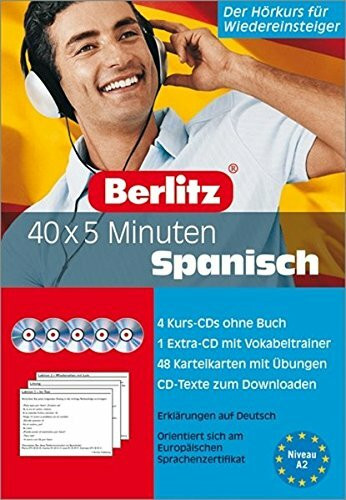 Berlitz 40 x 5 Minuten Spanisch. 5 CDs