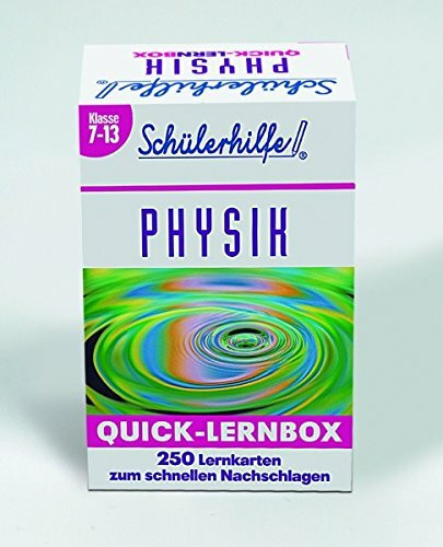 Quick-Lernbox Physik, Klasse 7-13