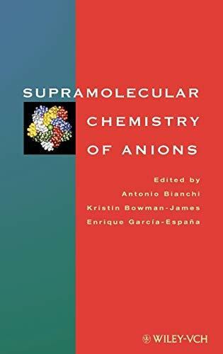 Supramolecular Chemistry of Anions