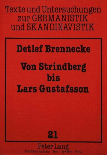 Von Strindberg bis Lars Gustafsson