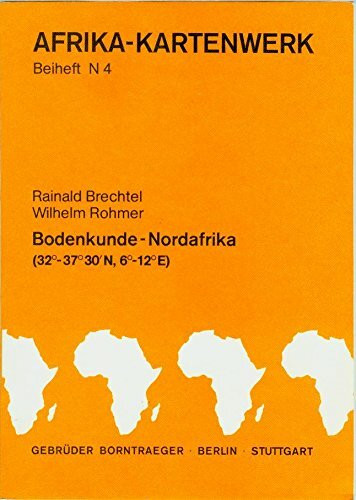 Afrika-Kartenwerk, Serie N: Nordafrika (Tunesien, Algerien), Beiheft 4: Bodenkunde