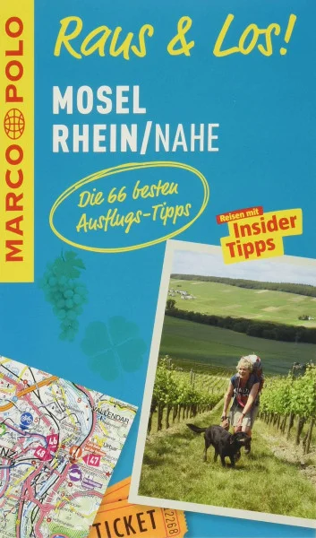 MARCO POLO Raus & Los! Mosel, Rhein, Nahe: Guide und große Erlebnis-Karte in praktischer Schutzhülle