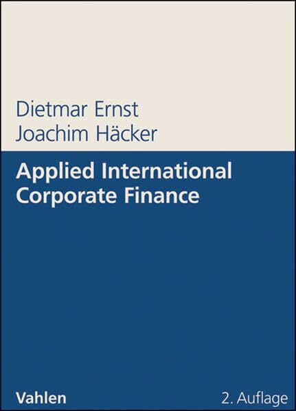 Applied International Corporate Finance: With Summaries in German Language