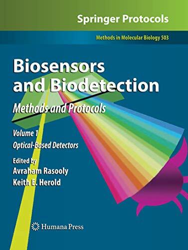 Biosensors and Biodetection: Methods and Protocols Volume 1: Optical-Based Detectors (Methods in Molecular Biology, 503, Band 503) Biosensors and Biodetection: Methods and Protocols Volume 1: Optical-Based Detectors (Methods in Molecular Biology, 503, Band 503)