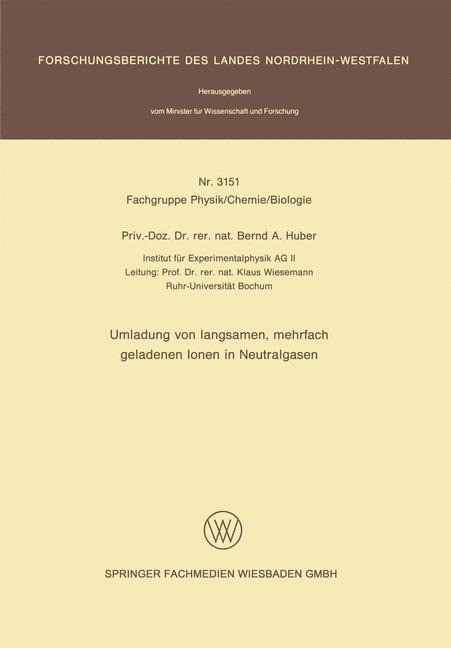 Umladung von langsamen, mehrfach geladenen Ionen in Neutralgasen