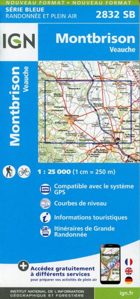 Montbrison - Veauche 1:25 000