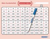 Mein Hunderterfeld - Römische Ziffern und Stift