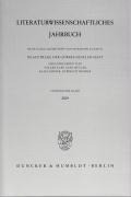 Literaturwissenschaftliches Jahrbuch Band 50