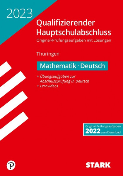 STARK Qualifizierender Hauptschulabschluss 2023 - Mathematik, Deutsch - Thüringen