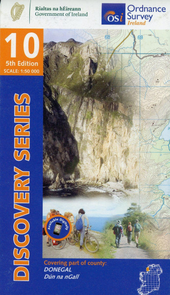 Ordnance Survey Ireland 50T.Blatt 10 1:50 000