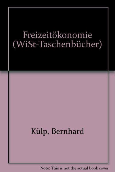 Freizeitökonomie