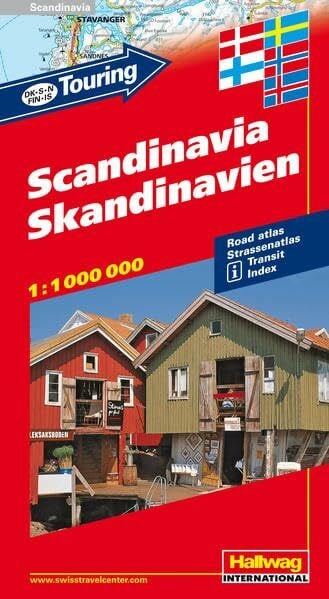 Hallwag Strassenatlanten, Skandinavien, DK-S-FIN-N-Touring: Transit, Index (Hallwag Strassenkarten)