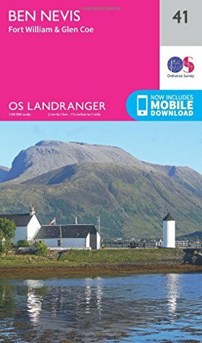 Ben Nevis, Fort William & Glen Coe 1 : 50 000