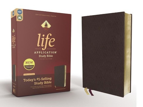 Niv, Life Application Study Bible, Third Edition, Bonded Leather, Burgundy, Red Letter Edition