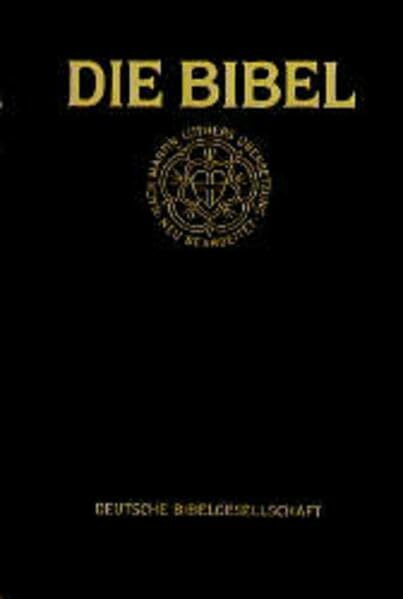Bibelausgaben, Standardbibel schwarz (Die Bibel. nach der Übersetzung Martin Luthers, ohne Apokryphen. Standardausgabe in alter Rechtschreibung)