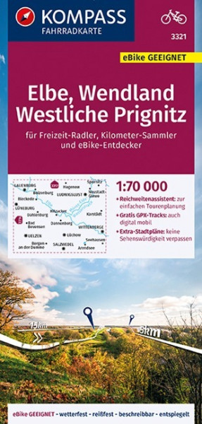 Elbe - Wendland - Westliche Prignitz 1 : 70 000