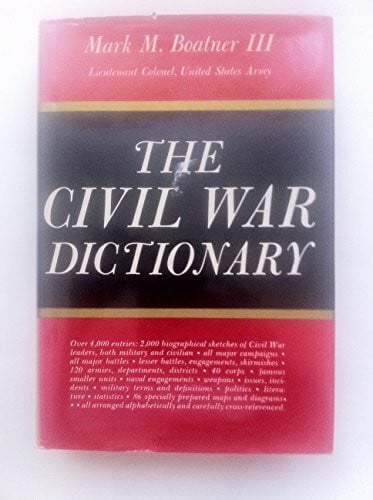 CIVIL WAR DICTIONARY