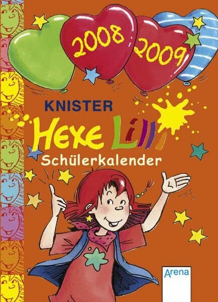 Hexe Lilli Schülerkalender 2008 /2009: Von August des Vorjahres bis Dezember
