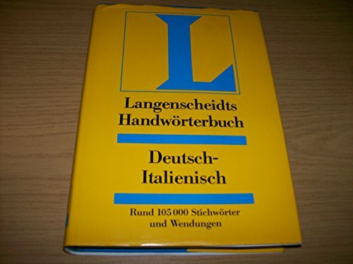 Deutsch - Italienisch. Handwörterbuch. Langenscheidt