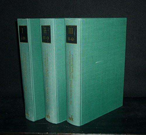 Exegetisches Wörterbuch zum Neuen Testament: Aaron - Henoch