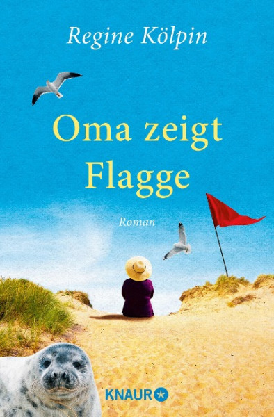 Oma zeigt Flagge