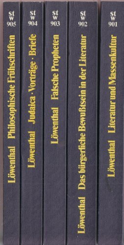 Schriften. 5 Bände: Hrsg. v. Helmut Dubiel (suhrkamp taschenbuch wissenschaft)