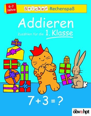 Sticker-Rechenspaß, Addieren: Zuzählen für die 1. Klasse
