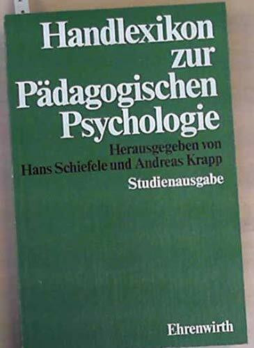 Handlexikon zur Pädagogischen Psychologie