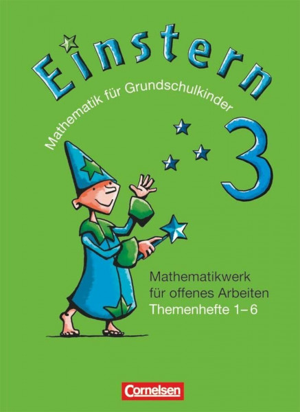 Einstern 3. Mathematik für Grundschulkinder Themenhefte 1-6 und Kartonbeilagen im Schuber