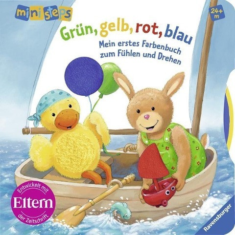 Grün, gelb, rot, blau