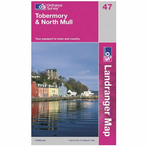 Tobermory and North Mull (OS Landranger Map)