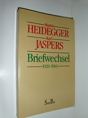 Martin Heidegger / Karl Jaspers, Briefwechsel 1920 - 1963