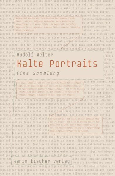 Kalte Portraits. Eine Sammlung