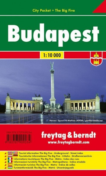 Budapest 1 : 10 000 City Pocket + The Big Five