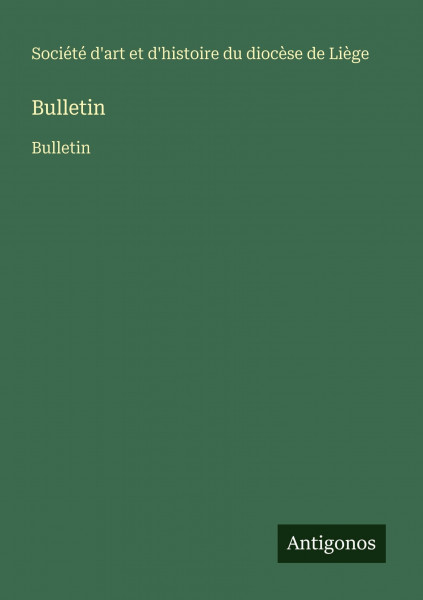 Bulletin: Bulletin