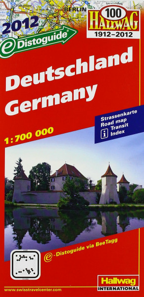Deutschland 1:700 000 Ausgabe 2012: mit Jahrzahl