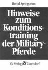 Hinweise zum Konditionstraining der Military-Pferde