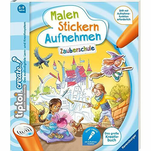 tiptoi® CREATE Malen Stickern Aufnehmen: Zauberschule: Das große Kreativbuch