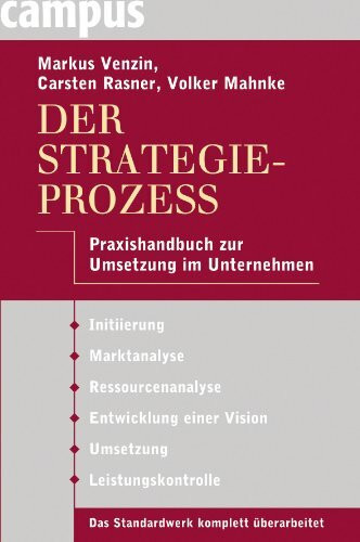 Der Strategieprozess: Praxishandbuch zur Umsetzung im Unternehmen