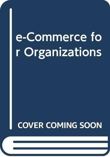 e-Commerce for Organizations