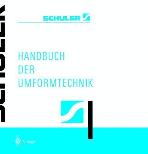 Handbuch der Umformtechnik