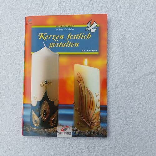 Brunnen-Reihe, Kerzen festlich gestalten: Mit Vorlagen