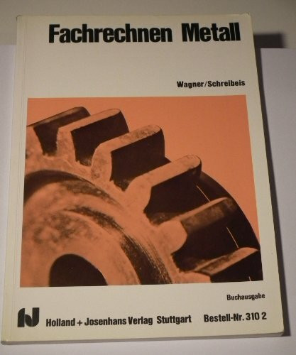 Fachrechnen Metall. Buchausgabe