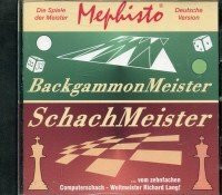 Mephisto BackgammonMeister / SchachMeister, 1 CD-ROM Für Windows ab 3.1